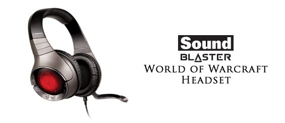 Sound Blaster World of Warcraft Headset от Creative за октябрь!